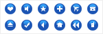small blue icons