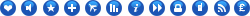 free small blue icons preview